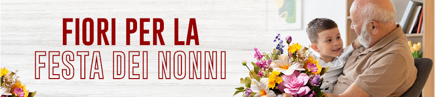 Fiori per la festa dei nonni - Fiorilandia