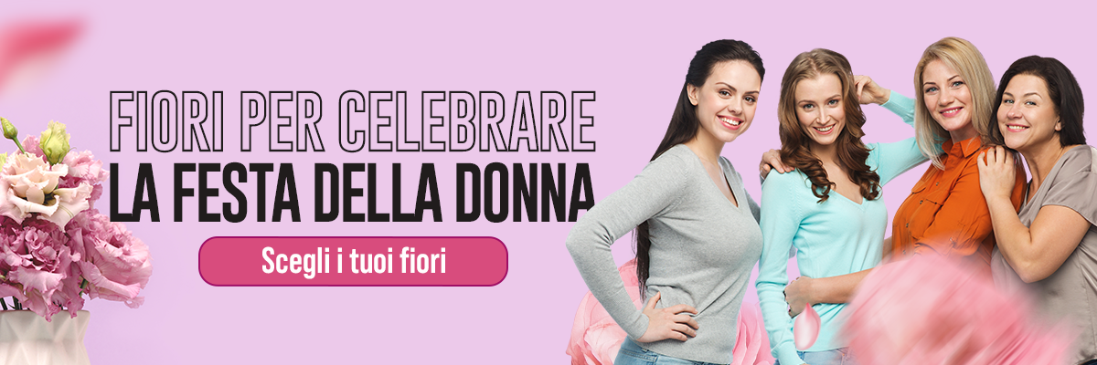 Fiori per celebrare la festa della donna