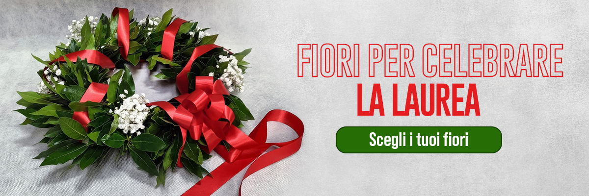 Fiori per celebrare la laurea