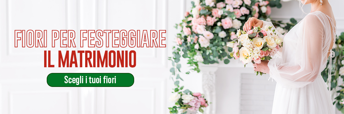 Fiori per festeggiare il matrimonio